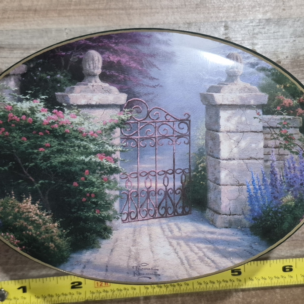 Thomas Kinkade 'Prayers of Hope and Light' with Vibrant Landscape And Candle Set - Picture 14 of 14